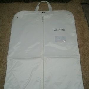 Valentino White Travel Storage Garment Bag